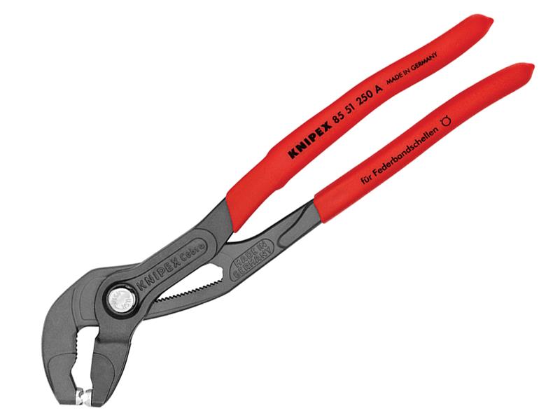 Knipex Spring Hose Clamp Pliers with Quick-Set Adjustment 250mm KPX8551250A