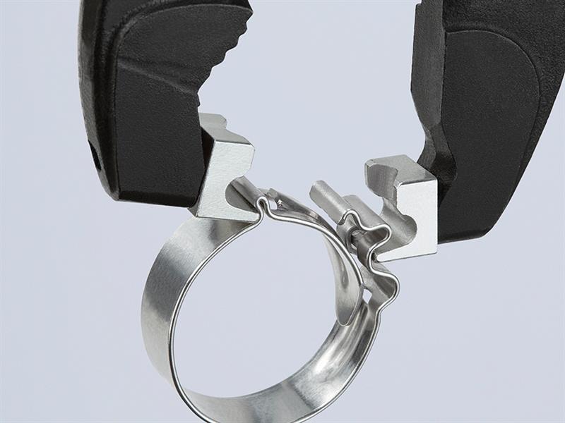 Knipex Spring Hose Clamp Pliers For Click Clamps 250mm Slim Head KPX8551250C