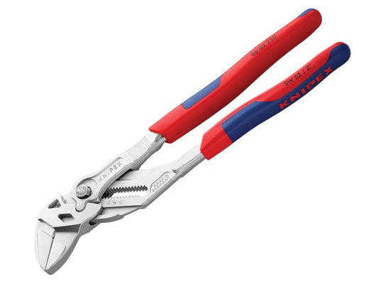 Knipex Pliers Wrench Multi Component Grip 250mm Smooth Jaws KPX8605250