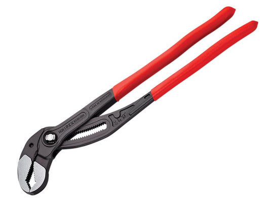 Knipex Cobra Water Pump Pliers PVC Grip 400mm Press Button Action KPX8701400
