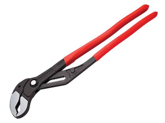 Knipex Cobra Water Pump Pliers PVC Grip 560mm Press Button Action KPX8701560