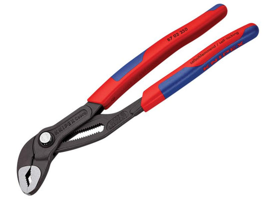 Knipex Cobra Water Pump Pliers Multi Component Grip 250mm KPX8702250