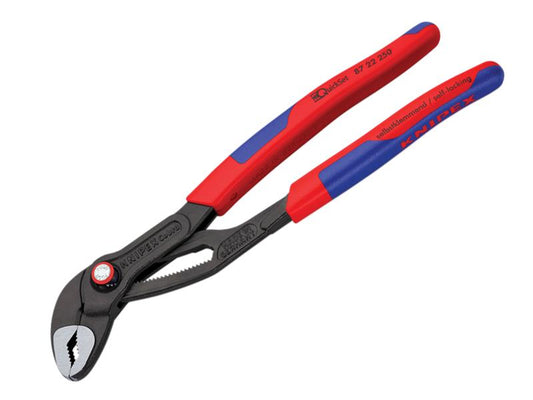 Knipex Cobra Quickset Water Pump Pliers Multi Component 250mm KPX8722250