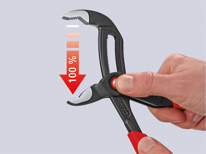 Knipex Cobra Quickset Water Pump Pliers Multi Component 250mm KPX8722250