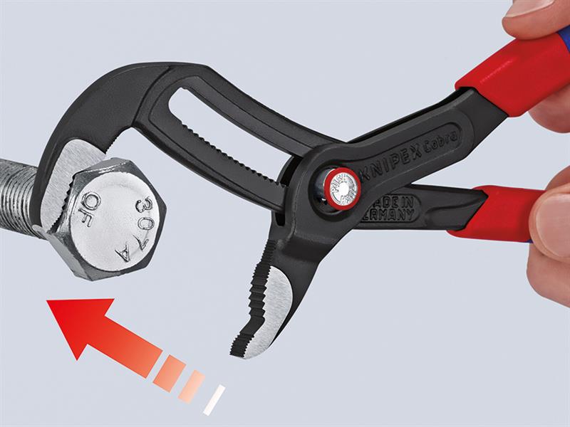Knipex Cobra Quickset Water Pump Pliers Multi Component 250mm KPX8722250