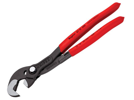 Knipex Multiple Slip Joint Spanner PVC Grip 250mm Push Button KPX8741250