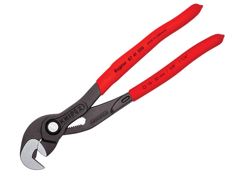 Knipex Multiple Slip Joint Spanner PVC Grip 250mm Push Button KPX8741250