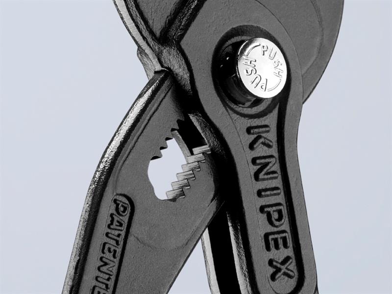 Knipex Multiple Slip Joint Spanner PVC Grip 250mm Push Button KPX8741250