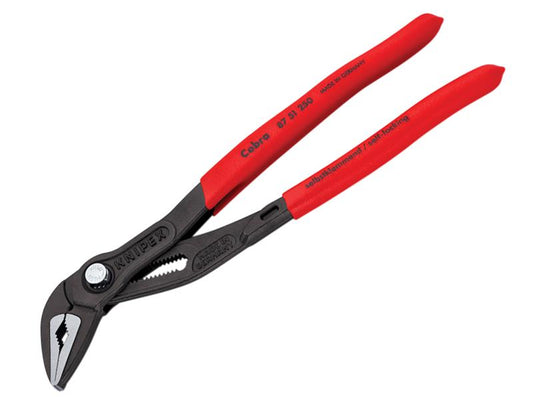 Knipex Cobra ES Extra Slim Water Pump Pliers PVC Grip 250mm KPX8751250