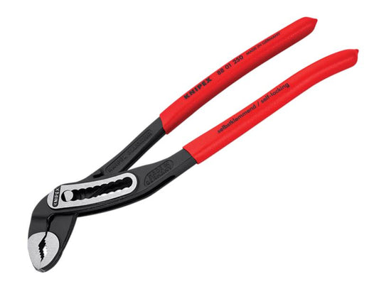 Knipex Alligator Water Pump Pliers PVC Grip 250mm Box Joint Design KPX8801250L
