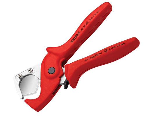 Knipex Plastic Conduit Rubber Pipe Hose Cutter 25mm Diameter KPX9020185