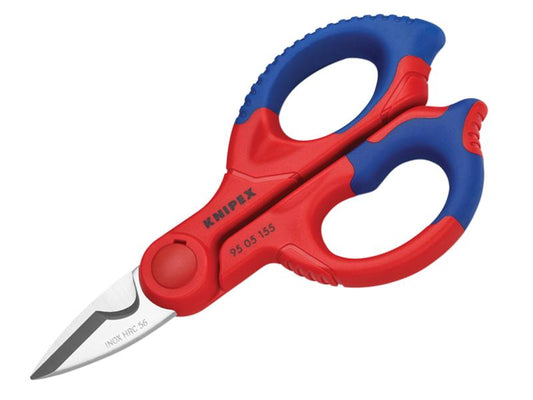 Knipex Electrician's Shears 155mm Inc Plastic Belt Case KPX9505155