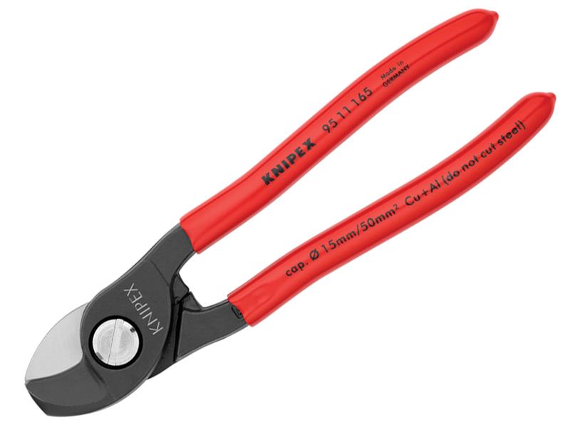 Knipex Cable Shears PVC Grip 165mm KPX9511165