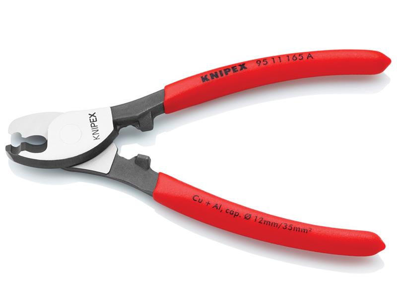 Knipex Cable Shears PVC Grip 165mm KPX9511165