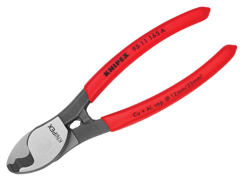 Knipex Cable Shears PVC Grip 165mm KPX9511165