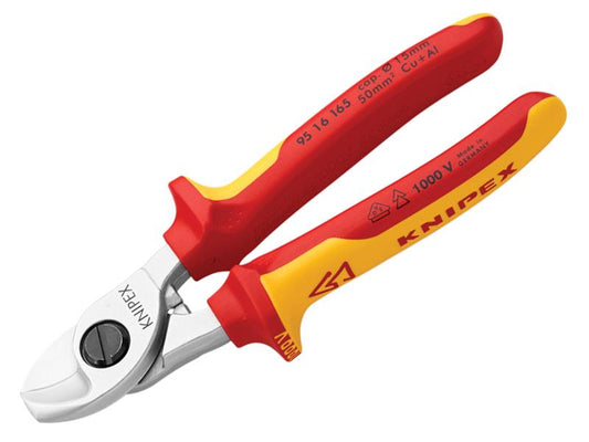 Knipex VDE Cable Shears 165mm KPX9516165