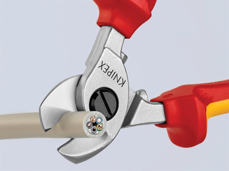 Knipex VDE Cable Shears 165mm KPX9516165