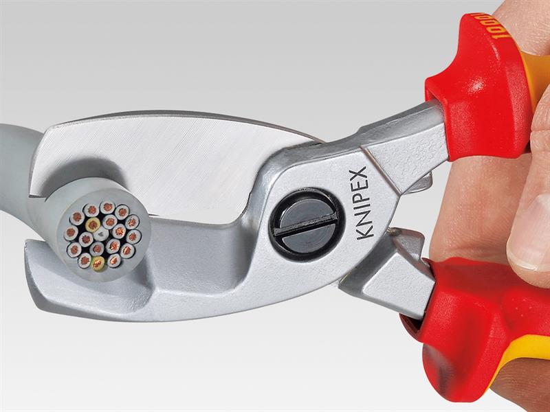 Knipex VDE Cable Shears with Twin Cutting Edge 200mm KPX9516200