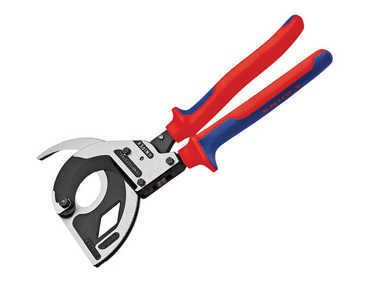 Knipex 3 Stage Ratchet Cable Cutters Multi Component Grip 320mm KPX9532320