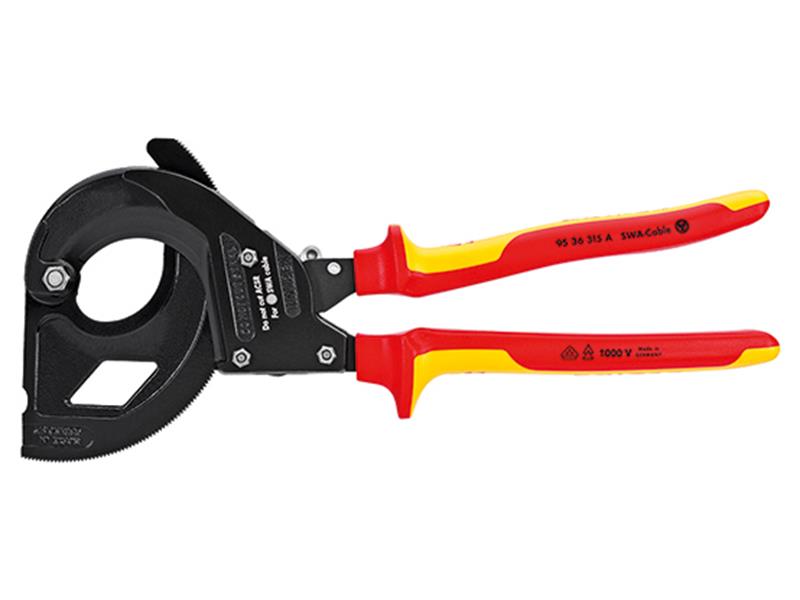 Swa Cutter Knipex VDE Cable Cutter For SWA Cable KPX9536315 – Top Rated Tools