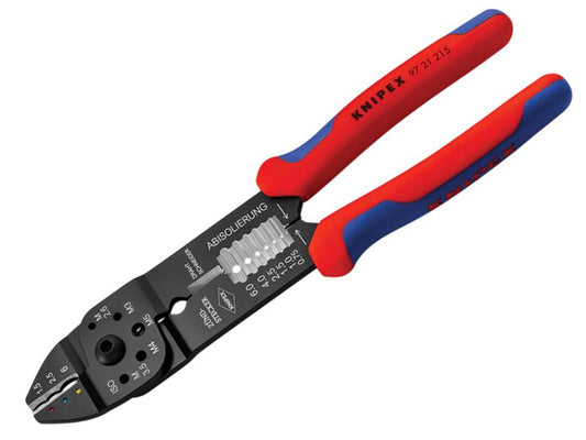 Knipex Crimping Pliers for Insulated Terminals And Plug Connectors KPX9721215