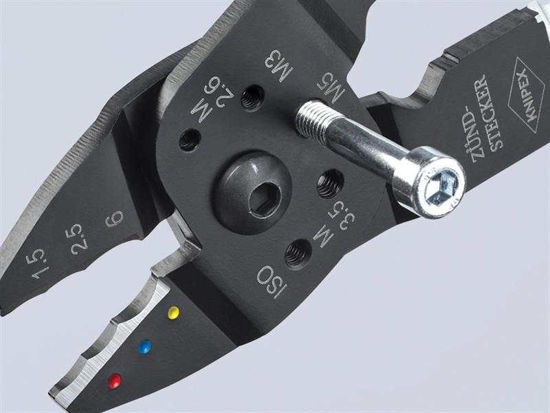 Knipex Crimping Pliers for Insulated Terminals And Plug Connectors KPX9721215