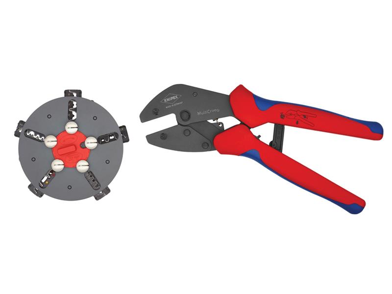 Knipex Multicrimp Pliers Set 5 Quick Change Cartridges KPX973302
