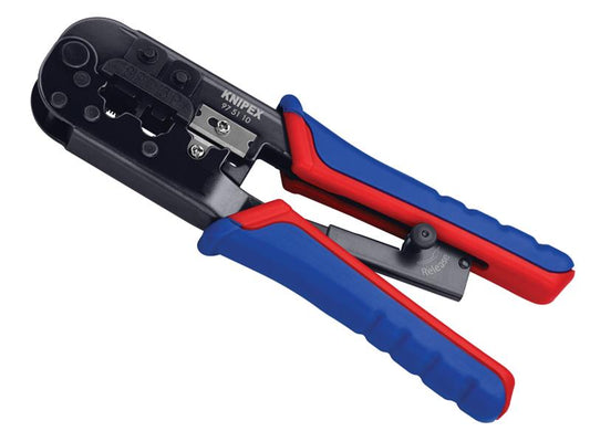 Knipex Crimping Pliers for Western telephone cable Plugs RJ11/12 RJ45 975110
