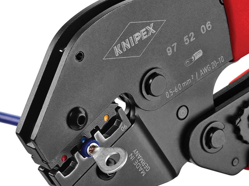 Knipex Crimping Lever Pliers For Insulated Terminals & Plug Connectors 975206