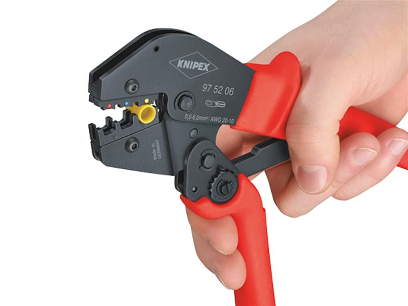 Knipex Crimping Lever Pliers For Insulated Terminals & Plug Connectors 975206