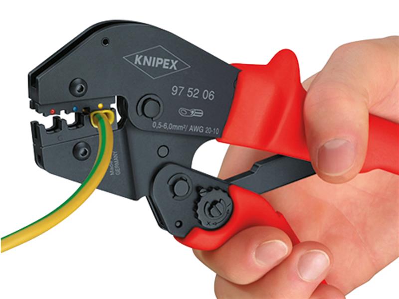 Knipex Crimping Lever Pliers For Insulated Terminals & Plug Connectors 975206