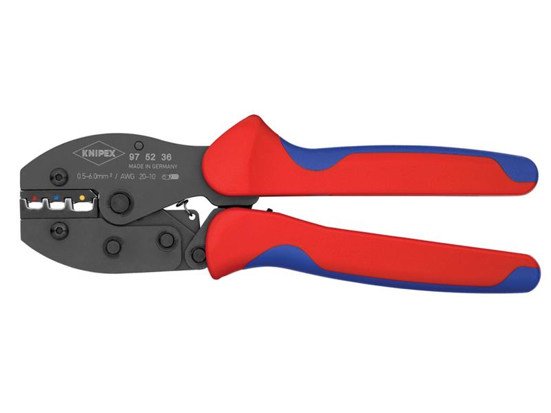 Knipex PreciForce Crimping Pliers 0.5-6mm² Fits Insulated terminals 975236