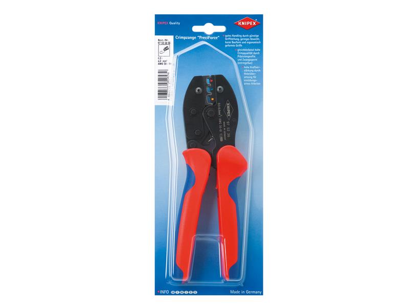 Knipex PreciForce Crimping Pliers 0.5-6mm² Fits Insulated terminals 975236