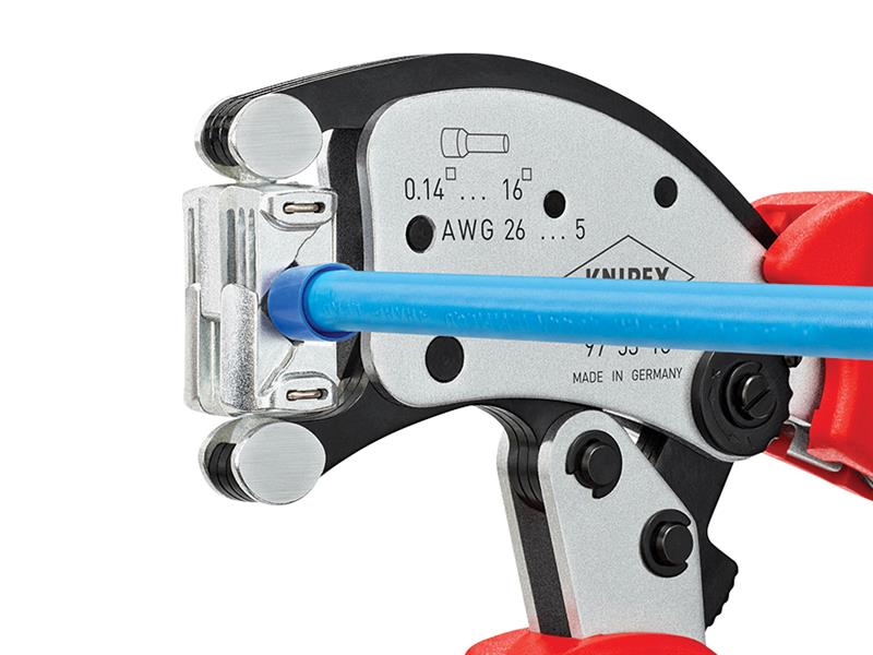 Knipex Self Adjusting Pliers Twistor 16 200mm Capacity 0.14-16.0mm² 975318