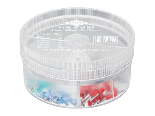 Knipex Insulated Wire Ferrules Assortment Box 150 Piece KPX9799905