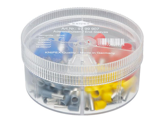 Knipex Insulated Wire Ferrules Assortment Box 100 Piece KPX9799907