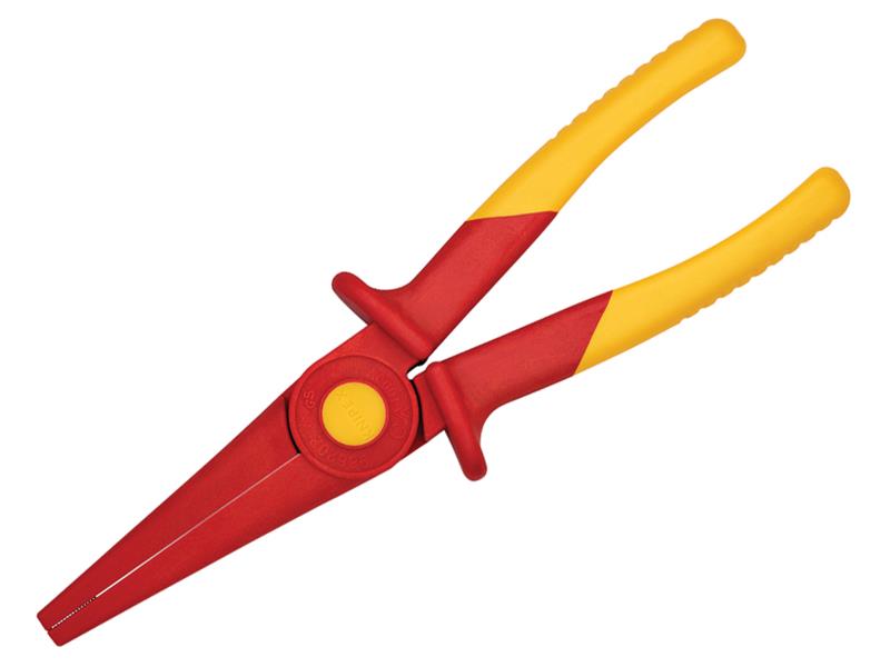 Knipex Long Nose Insulated Pliers 220mm Made Of Fibreglass & Plastic 986202
