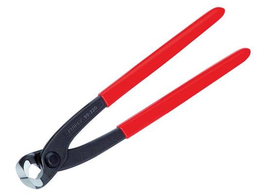 Knipex Concreter's Nipper Pliers PVC Grip 250mm 10in Twist And Cut 9901250