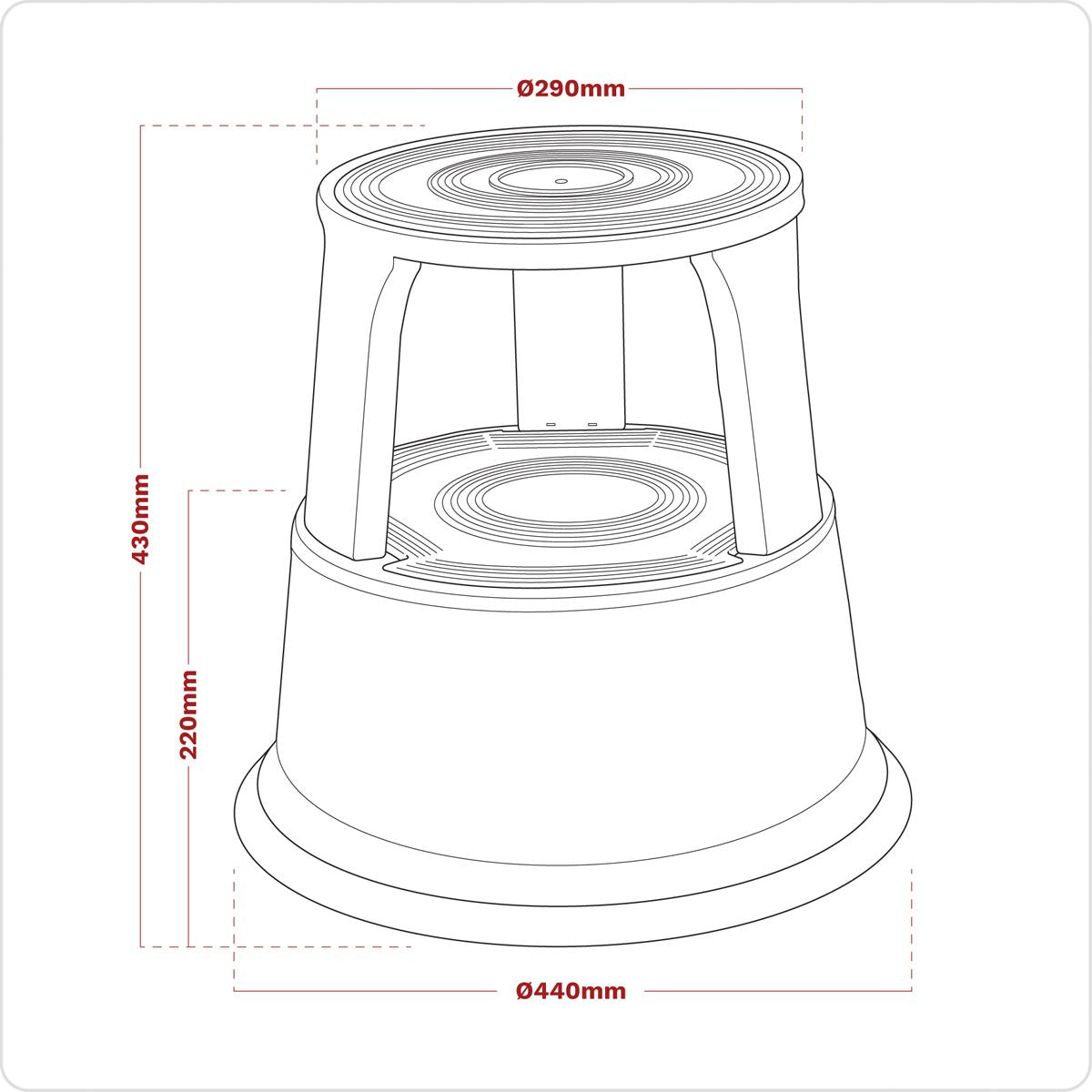 Sealey Kick-Step Steel KS1