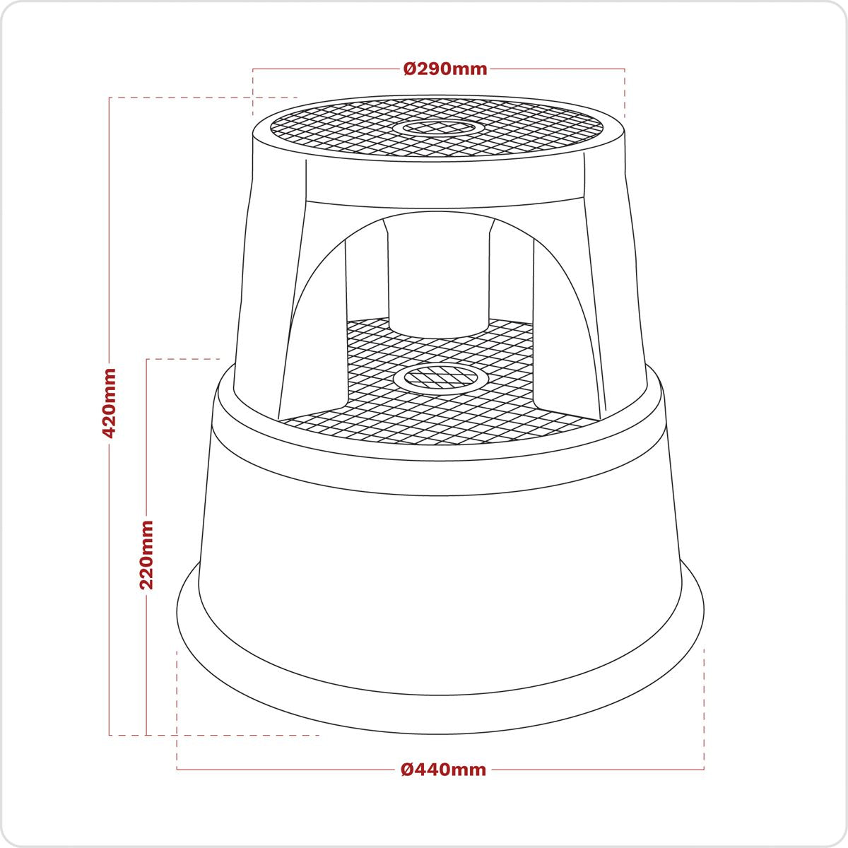 Sealey Kick-Step Composite KS2