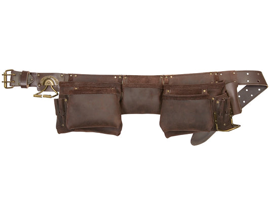 Kuny's 19427 Oiled Leather Construction Apron 12 Pocket KUN19427