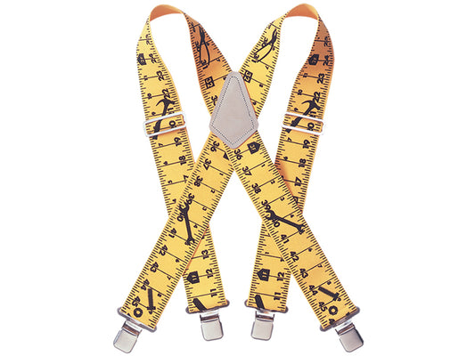 Kuny's SP-15YT Yellow Tape Measure Braces 2in Wide KUNSP15Y