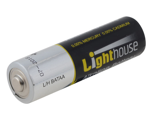 Lighthouse AA LR6 Alkaline Batteries 2400 mAh (Pack 4) L/HBATAA