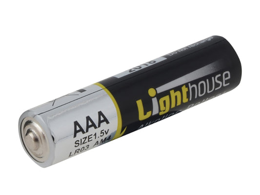 Lighthouse AAA LR03 Alkaline Batteries 1120 mAh AAA LR03 L/HBATAAA