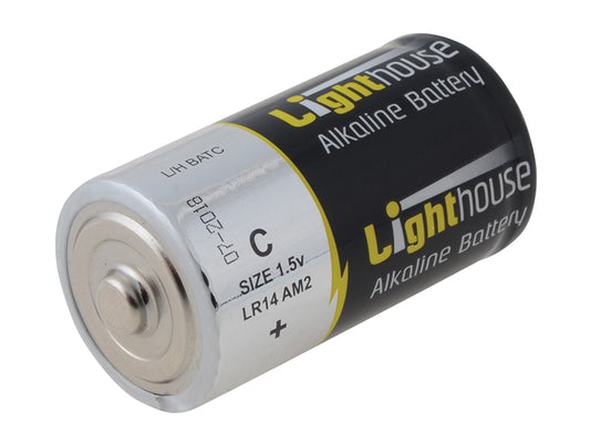 Lighthouse C LR14 Alkaline Batteries 6200 mAh (Pack 2) L/HBATC