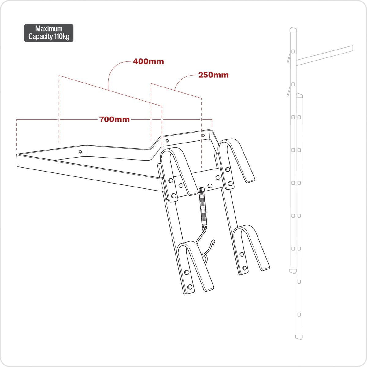 Sealey Ladder Stand-Off 2-Way LAD004