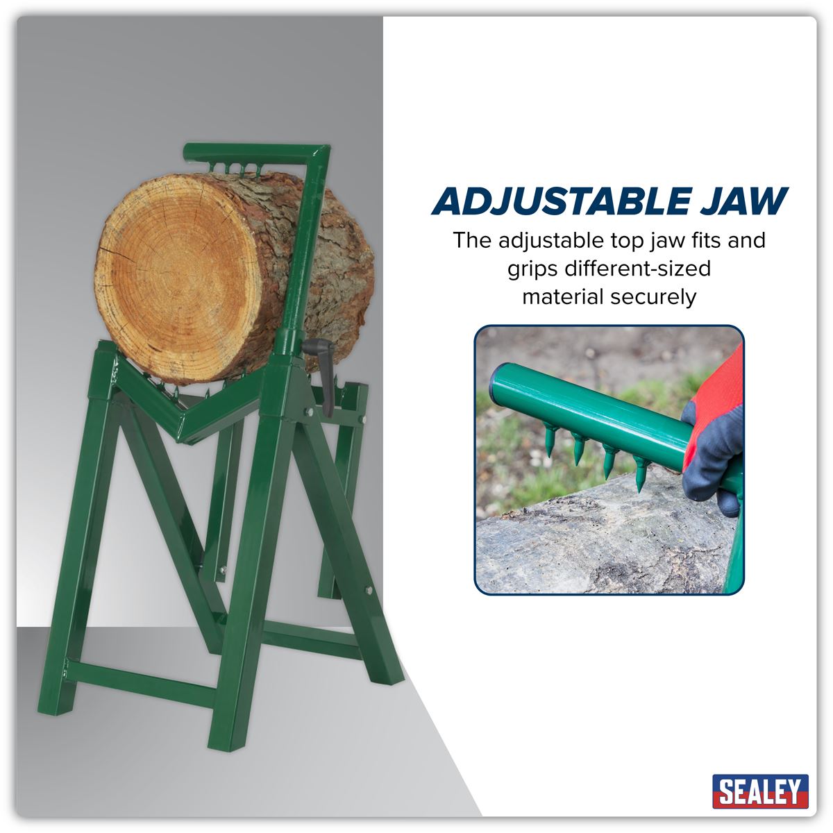 Sealey Heavy-Duty Log Stand �230mm Capacity LC300ST
