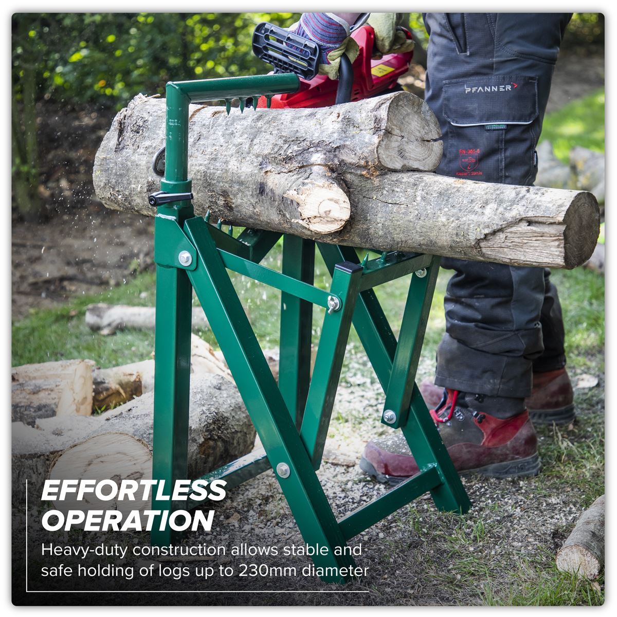 Sealey Heavy-Duty Log Stand �230mm Capacity LC300ST