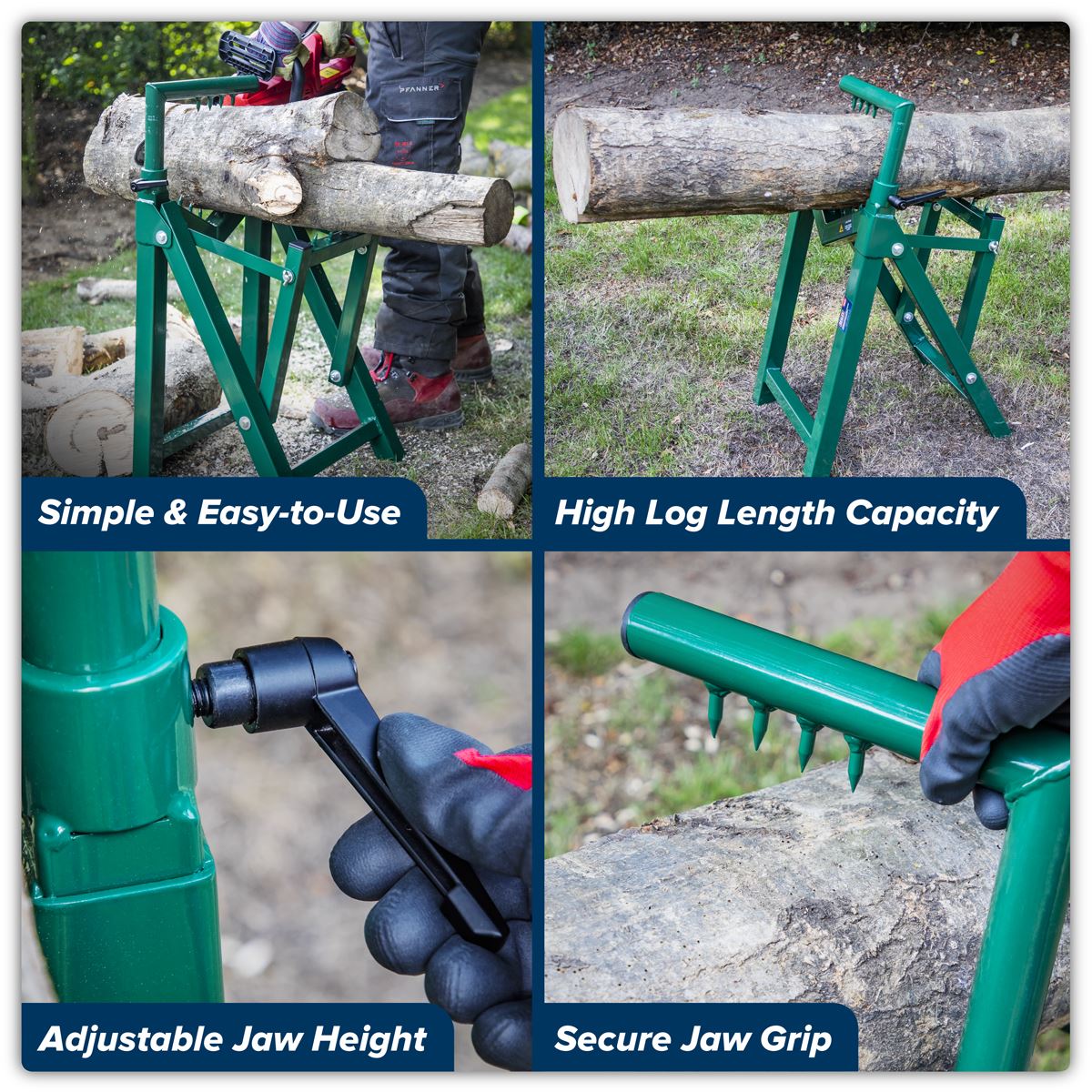 Sealey Heavy-Duty Log Stand �230mm Capacity LC300ST