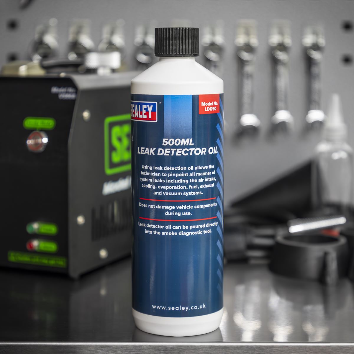 Sealey Universal Smoke Leak Detector Oil 500ml LDO50